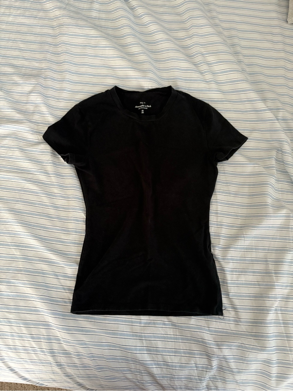 Abercrombie & Fitch Black Short Sleeve Crew Tee - Women's